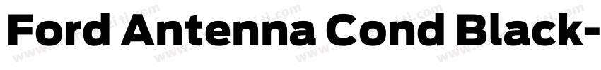 Ford Antenna Cond Black字体转换